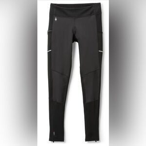 Smartwool Black Merino Wind Tights Leggings (Size S) - missing drawstring